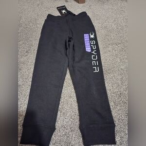 Spyder Kids Black Joggers